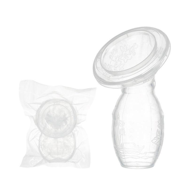 Silicone Breast Pump With Scale Visible Volume Manual Breast Pump