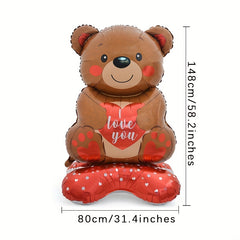 Large Bear Love Balloon Party Decoration