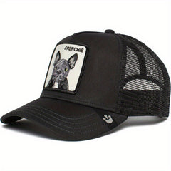 Anime Animal Patch Trucker Hat Mesh Baseball Cap Adjustable Dad Hat