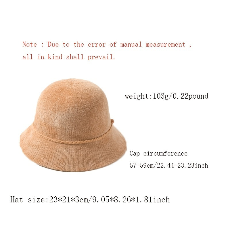 Women's Winter Warm Strap Bucket Hat Valentine's