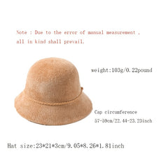 Women's Winter Warm Strap Bucket Hat Valentine's