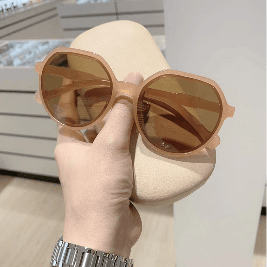 Vintage Round Thin Sunglasses Women Outdoor Shades Eyewear