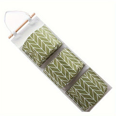 Waterproof Cotton Linen Hanging Storage Bag for Door Back