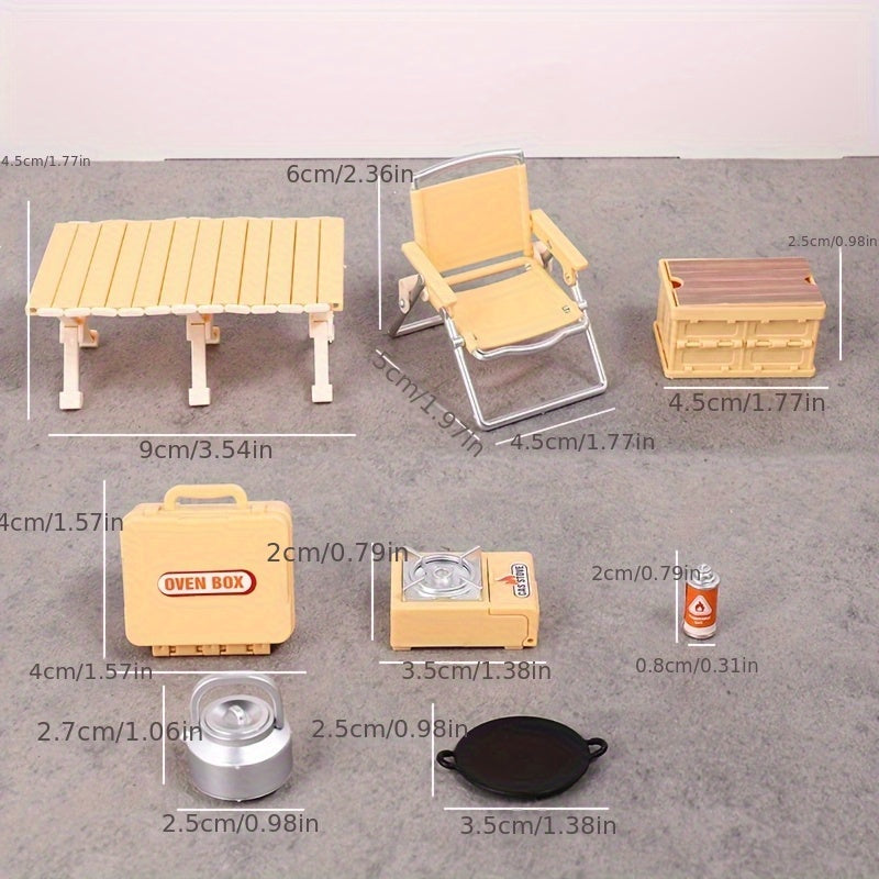 Dollhouse Outdoor Camping Set DIY Accessory Mod