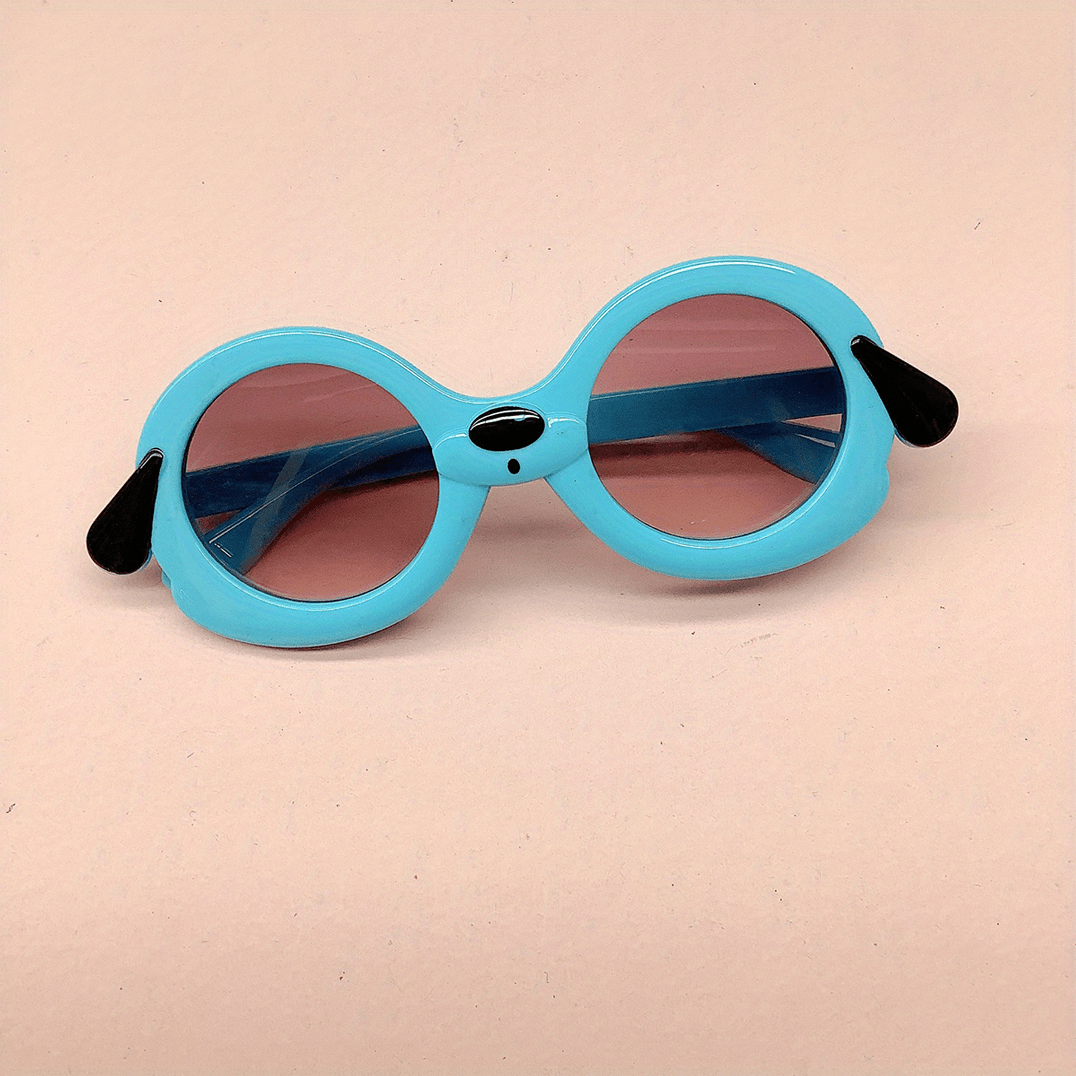 Cartoon Puppy Y2K Sunglasses for Kids