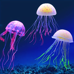 Glowing Jellyfish Ornaments for Aquariums