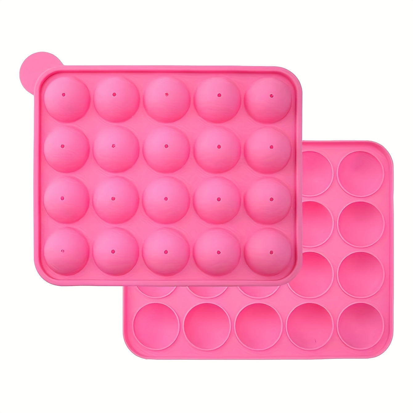 3D Silicone Lollipop Mold 20 Cavities Round Candy Mold