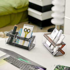 Large Office Remote Control Pen Holder Stationery Storage Box