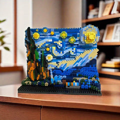 ABS Starry Night 3D Building Blocks Set Creative Puzzle for Adults