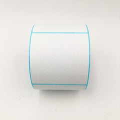 Waterproof Heat-Proof Square Label Paper 80mm QR Code Sticker