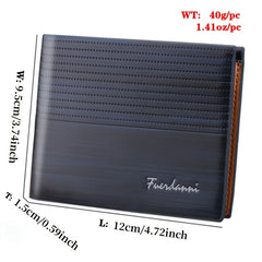 Men's Retro Leather Wallet Slim Purse Money Credit Card Holder