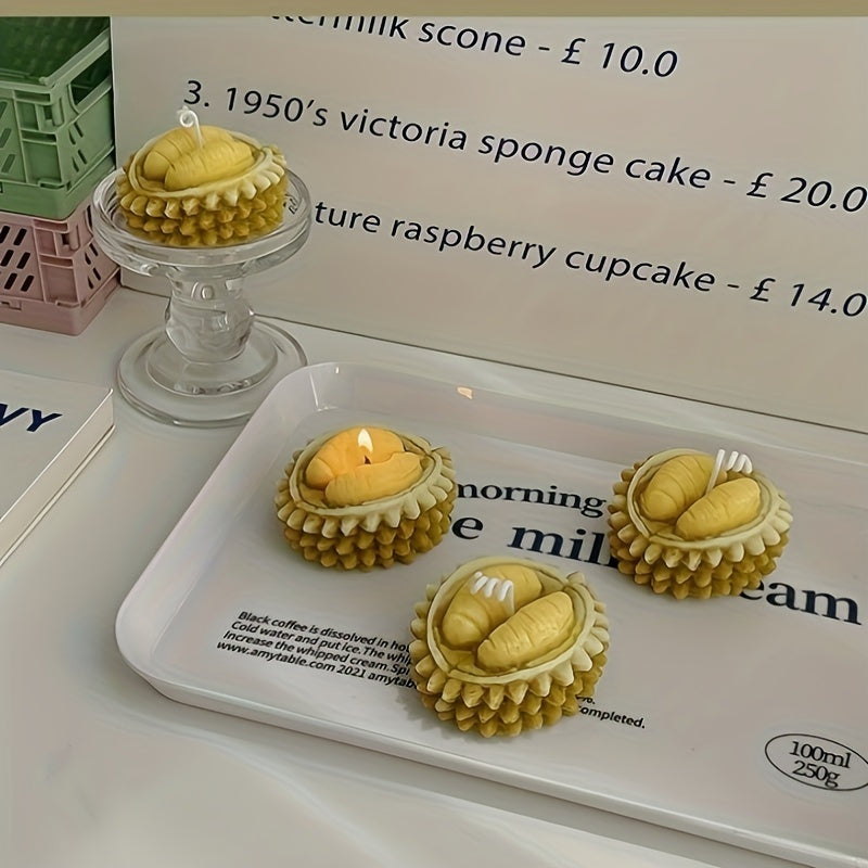 Durian Scented Candle for Outdoor Picnic & Decor, Birthday Parties & Weddings