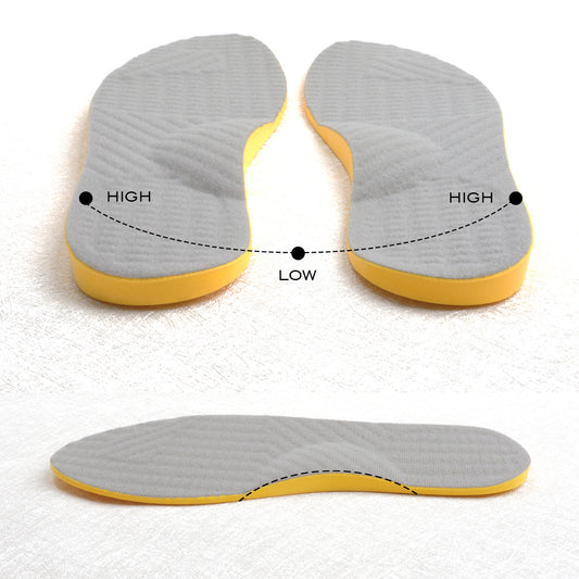 O-shaped Leg Gait Correction Insoles High Outer Inner Low Insoles