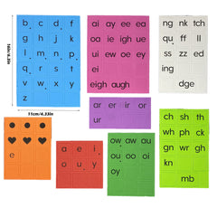 Phonics Magnetic Letter Tiles for Word Building Classroom Material
