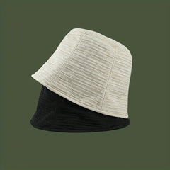 Mesh Ruched Bucket Hat Sunshade Basin Hat