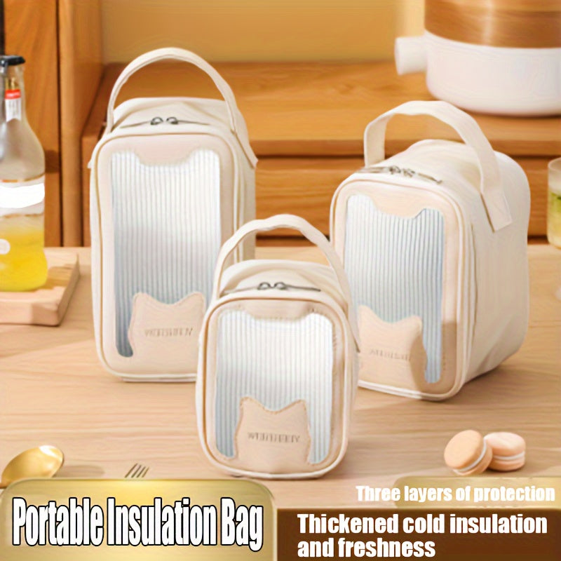 1pc Portable Insulation Bag Aluminium Foil Ice Bag