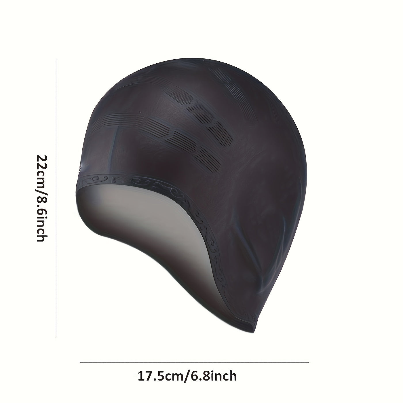 Silicone Swimming Cap Unisex Swim Bath Hats Ear Protection