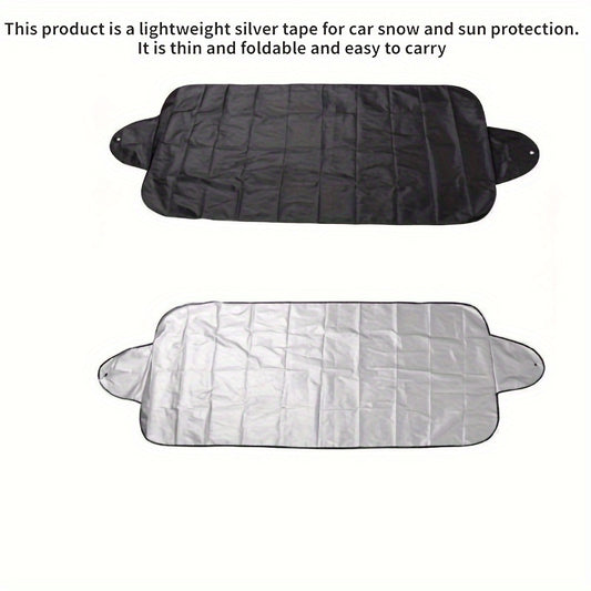 Foldable Windshield Cover for Snow and Sun Protection