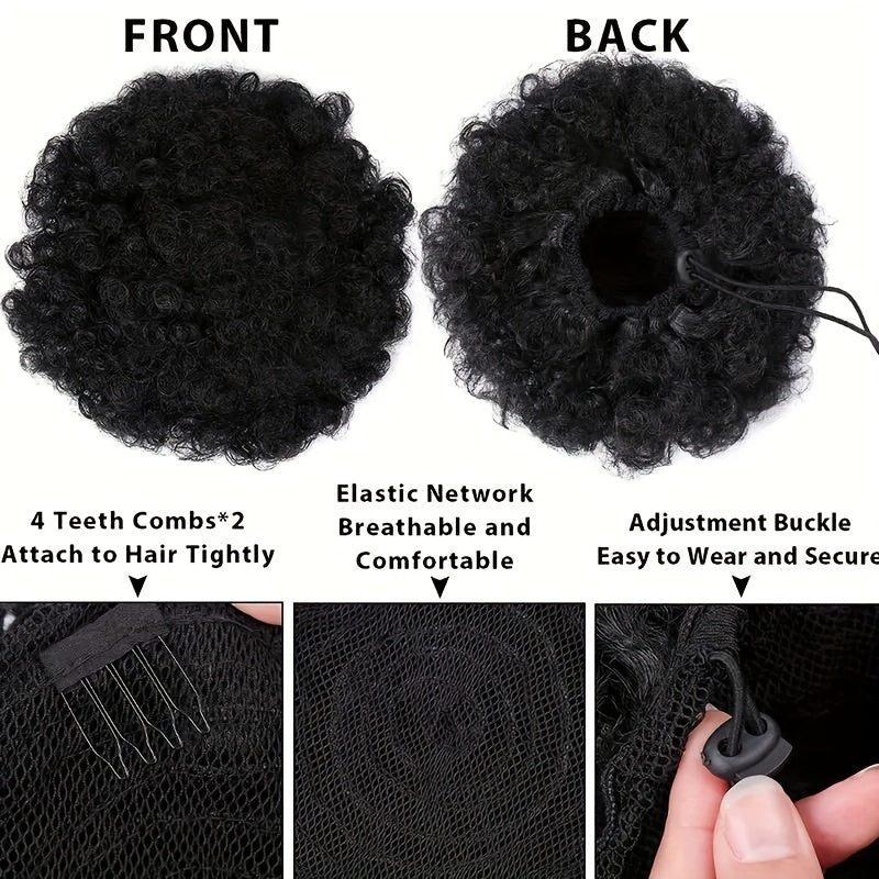 Afro Puff Drawstring Ponytail Extensions 180