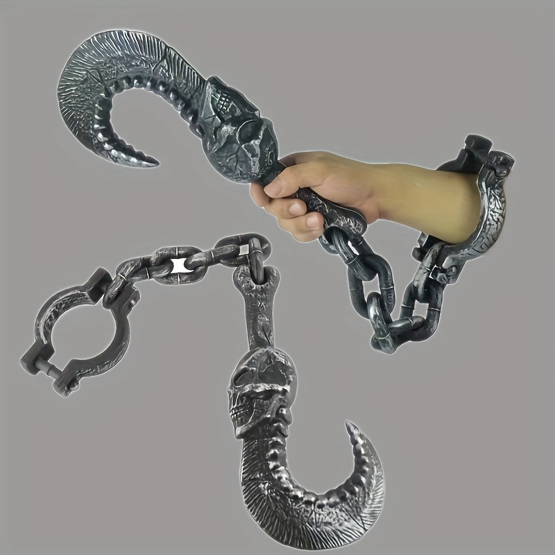Halloween Chain Weapon Toy Plastic Hook Props