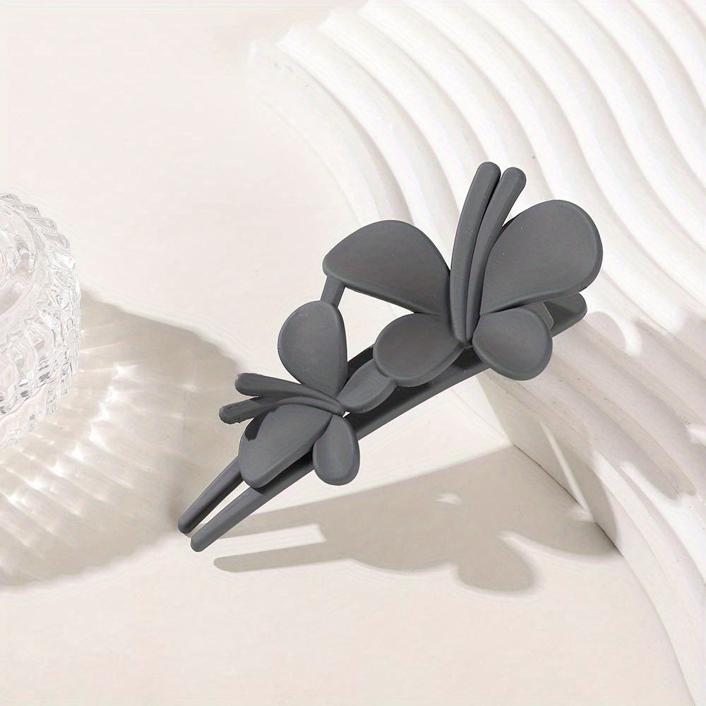 Frosted Butterfly Hair Clip Barrette Large Hairpin for Women Girls