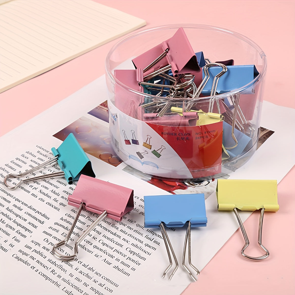 Box of Long tailed Swallowtail Office Clips