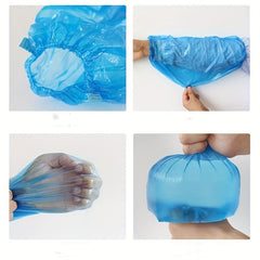 100pcs Disposable Arm Sleeves Covers Waterproof PE Oversleeves