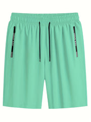 Comfy Zipper Pockets Men's Casual Shorts for Summer