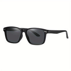 Polarized Sunglasses Men Driving Fishing UV Protection TR90 Retro Square