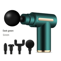 Compact Handheld Massage Gun for Deep Tissue Muscle Relief - 4 Heads