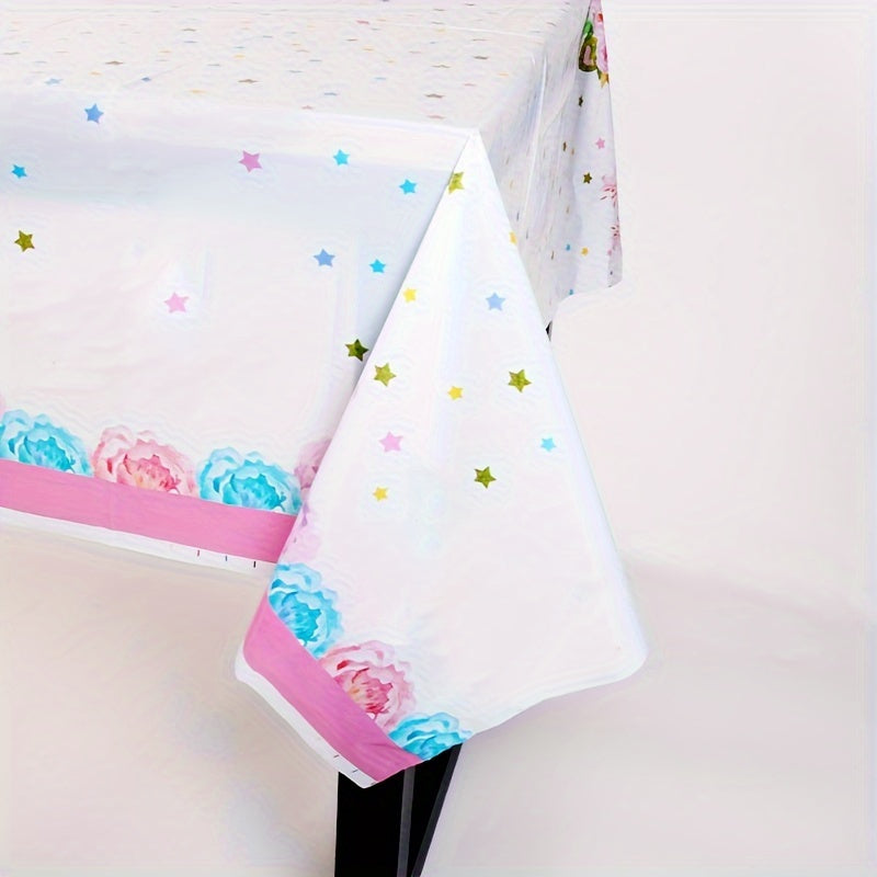 Unicorn Tablecloth for Birthday Party Decoration