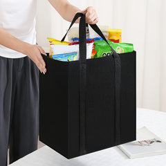 Large Capacity Felt Shopping Bag Storage Bag With Double Handle