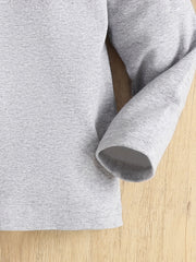Baby Boys Round Neck Long Sleeve Sweatshirt Kid's Pullover