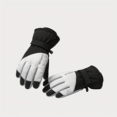 Winter Ski Gloves Men's Warm Touch Screen Windproof Split Finger Gloves
