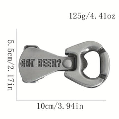 3D Stereoscopic Cans Pull Ring Beer Zinc Alloy Metal Belt Buckle