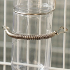 2pcs Spring Clips Rabbit Water Dispenser Bottle For Small Animals