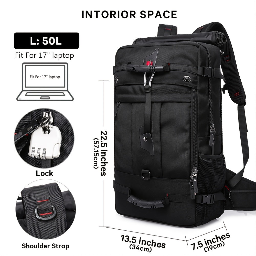 Men's Casual KAKA Large Capacity Waterproof Climbing Laptop Backpack