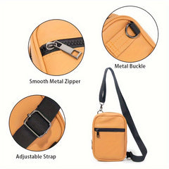 Solid Small Ladies Shoulder Bag with Adjustable Strap for Travel and Work