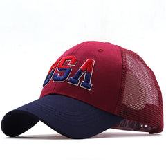 Embroidered Baseball Cap Adjustable Hip Hop Trucker Sun Hat