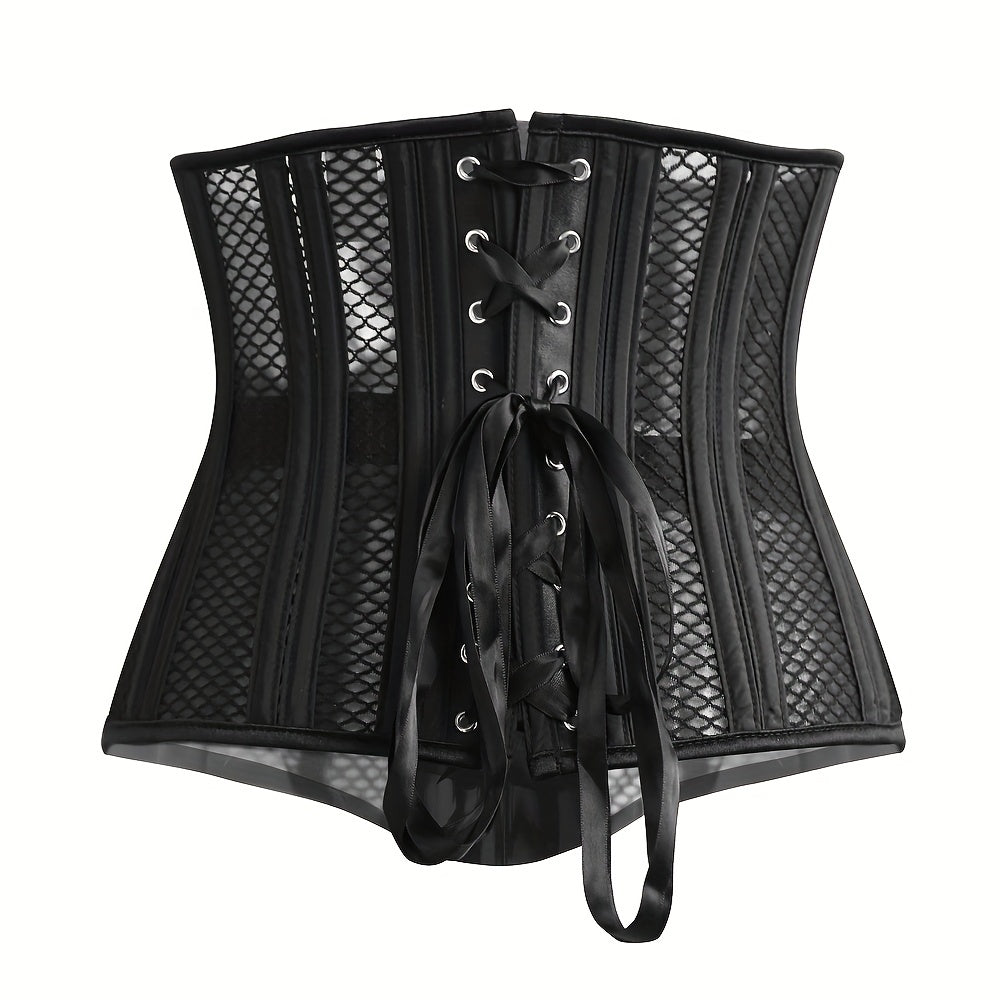 Tummy Control Strapless Corset Top Lace Up Shaping Women's Underwear