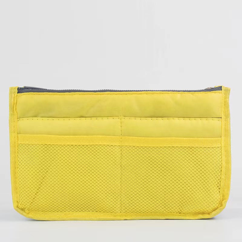 Large Capacity Double Layer Makeup Bag Portable Storage Organizer