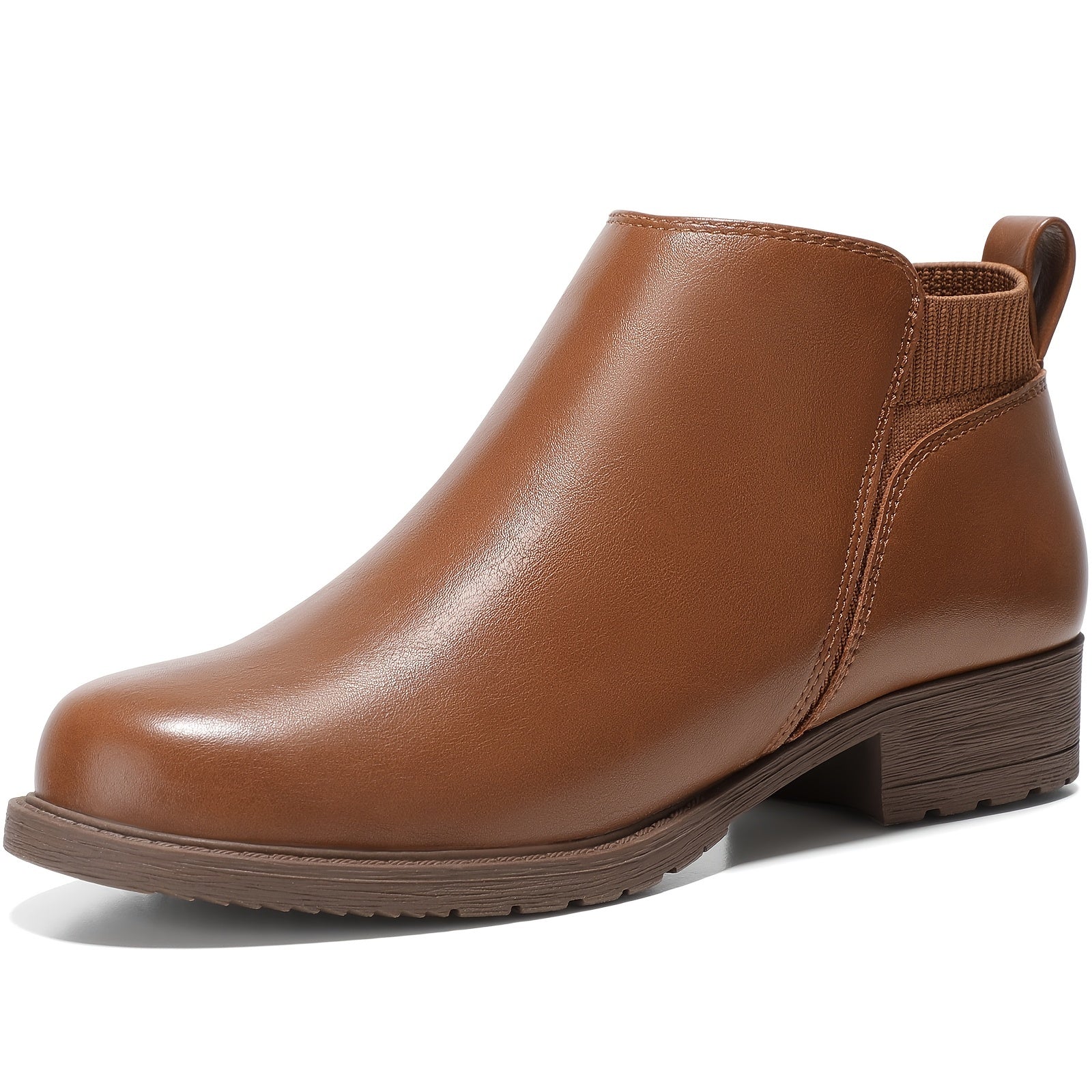 STQ Women's Chunky Block Heel Ankle Boots