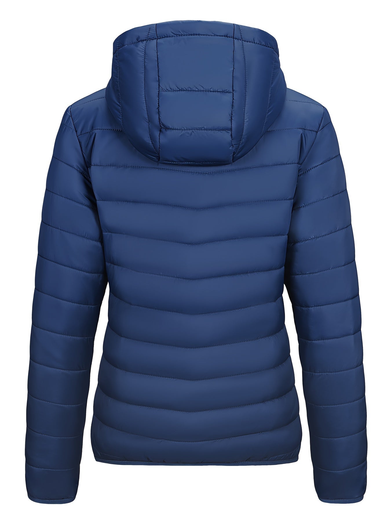 Women's Packable Puffer Jacket With Hood Quilted Winter Coat