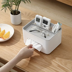 Desktop Storage Box Tissue Box Drawer Paper Box Remote Control Organizer