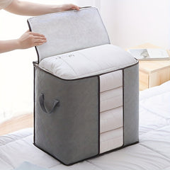 Large Capacity Blanket Storage Bags with Zipper and Clear Window