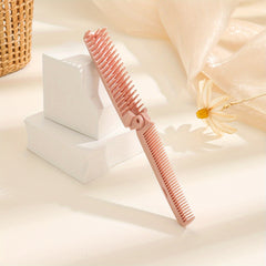 Portable Folding Comb Fine Tooth Double Head Pocket Hair Comb For Travel