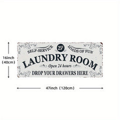 Waterproof Laundry Room Runner Rug Non Slip Machine Washable 24x71in