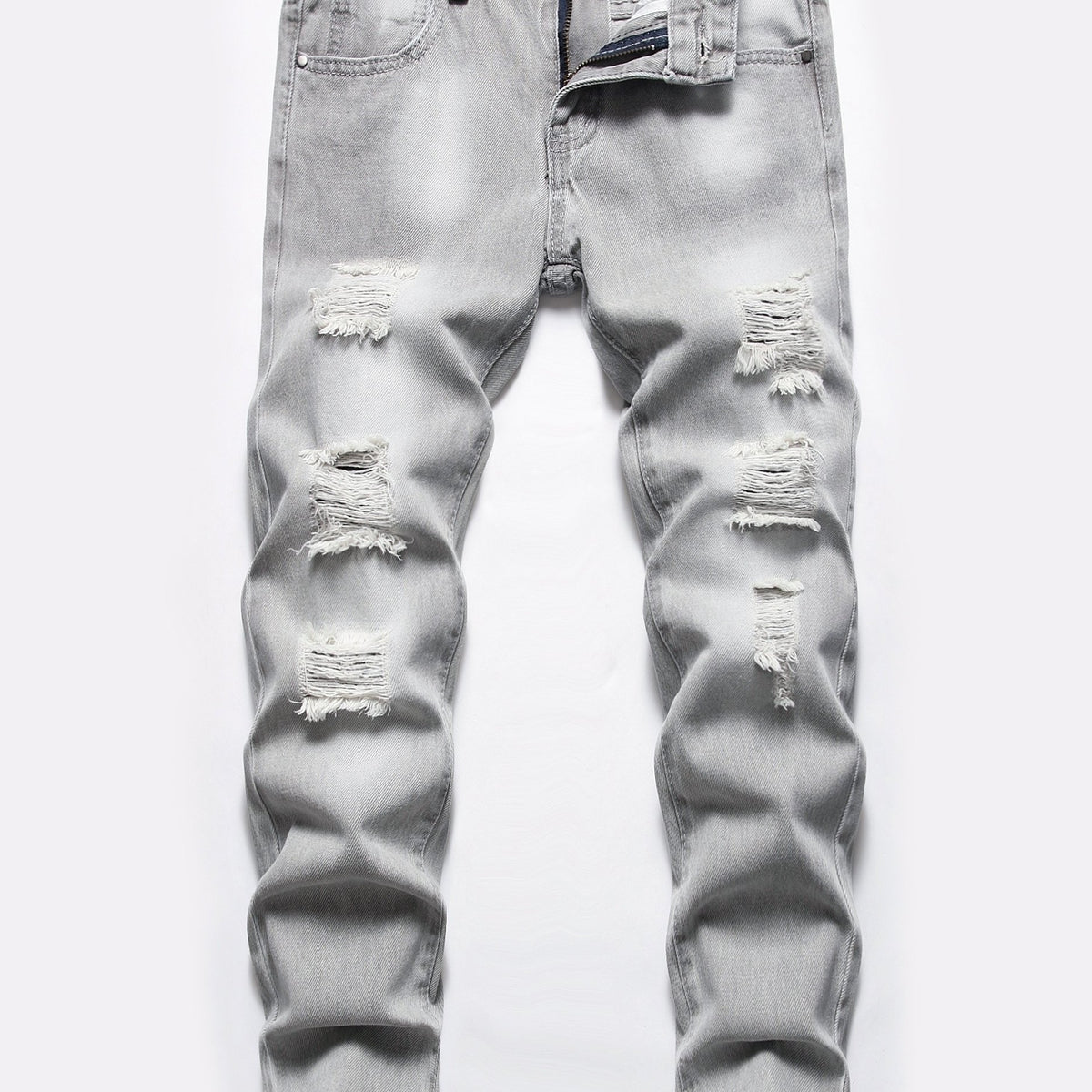 Boys Ripped Jeans Distressed Denim Pants Kids Clothes