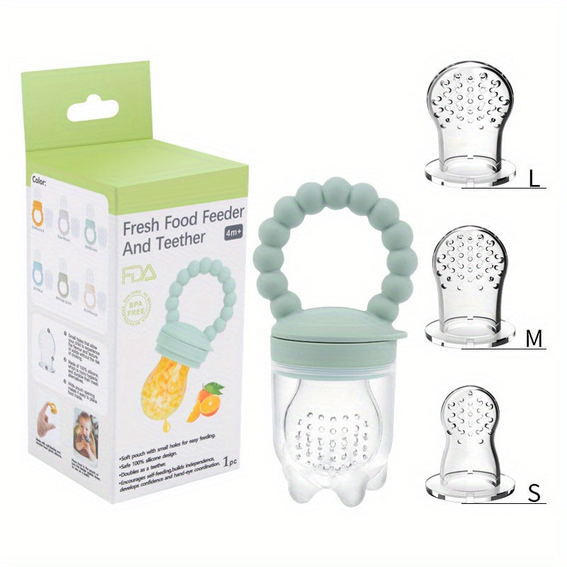 4pcs Baby Fruit Feeder Pacifier Fresh Food Supplement Toy