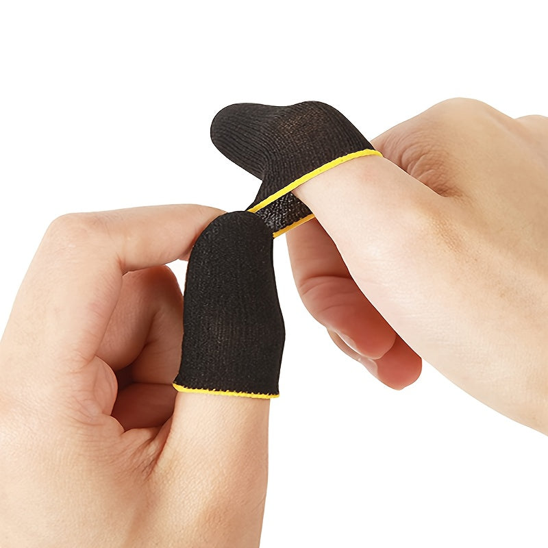 10pcs Gaming Gloves Touch Screen Finger Sleeves Sweat Proof Comfort Precision